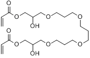 三(丙二醇)甘油醇酸二丙烯酸分子式结构图