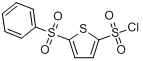 5-(苯磺酰)噻吩-2-磺酰氯;5-苯基噻酚-2,5-二磺酰氯;5-(苯磺酰)噻吩-2-磺酰氯;5-苯基噻吩-2,5-二磺酰氯;5-(?分子式结构图