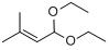 1,1-二乙氧基-3-甲基-2-丁烯分子式结构图