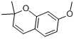 7-甲氧基-2,2-二甲基-3-色烯分子式结构图