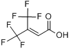 4,4,4-三氟-3-(三氟甲基)巴豆酸分子式结构图