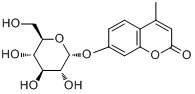 4-甲基伞形酮-α-D-吡喃葡萄糖苷分子式结构图