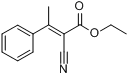 2-氰基-3-苯基-2-丁烯酸乙酯分子式结构图