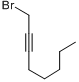 1-溴-2辛炔分子式结构图