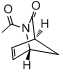 (6R,7S)-2-乙酰基-2-氮杂双环[2.2.1]庚-5-烯-3-酮分子式结构图