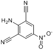 2,6-二氰基-4-硝基苯胺分子式结构图
