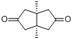 顺-1,5-二甲基二环(3.3.0)辛烷-3,7-二酮分子式结构图