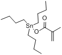 甲基丙烯酸三丁基锡英文名称：tributyl[(2-methyl-1-oxo-2-propenyl)oxy]-Stannane;甲基丙烯酸三丁基锡分子式结构图