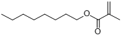 2-甲基-2-丙烯酸辛酯;2-甲基-2-丙烯酸辛酯;甲基丙烯酸辛酯;分子式结构图