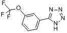 5-(3-三氟甲氧基苯基)-1H-四唑分子式结构图