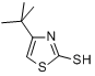 4-叔丁基噻唑-2-硫醇分子式结构图