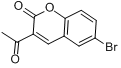 3-乙酰基-6-溴香豆素分子式结构图