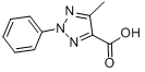 甲基-2-苯基-1,2,3-三唑-5-羧酸;5-甲基-2-苯基-2H-1,2,3-三唑-4-羧酸分子式结构图