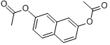 2,7-二乙酰氧基萘;2,7-二乙酰氧萘;2,7-Diacetoxynaphthalene分子式结构图