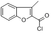 3-甲基苯并呋喃-2-碳酰氯分子式结构图