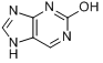 2-羟基嘌呤;1,3-二氢-2H-嘌呤-2-酮分子式结构图