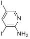 2-氨基-3,5-二碘吡啶分子式结构图
