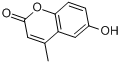 6-羟基-4-甲基香豆素分子式结构图