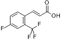 4-氟-2-三氟甲基肉桂酸分子式结构图