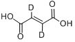 富马酸-2,3-d2分子式结构图
