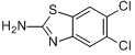 2-氨基-6,7-二氯苯并噻唑分子式结构图