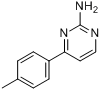 4-p-甲苯嘧啶-2-基胺;4-P-甲苯嘧啶-2-基胺;2-氨基-4-(对甲苯基)嘧啶分子式结构图