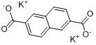 2,6-萘二羧酸二钾盐分子式结构图