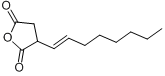 2-辛烯基琥珀酸酐分子式结构图