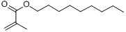 2-甲基-2-丙烯酸壬酯;2-甲基-2-丙烯酸壬酯;甲基丙烯酸壬酯;分子式结构图