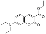 7-(二乙胺基)香豆素-3-甲酸乙酯分子式结构图