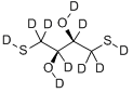 DL-二硫苏糖醇-d10分子式结构图