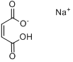 顺丁烯酸氢钠三水;(Z)-2-丁烯二酸单钠盐;失水苹果酸氢钠;顺丁烯酸氢钠分子式结构图