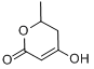 5,6-二氢-4-羟基-6-甲基-2H-吡喃-2-酮分子式结构图
