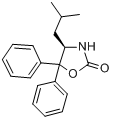 (R)-(+)-5,5-二苯基-4-异丁基-2-噁唑烷酮分子式结构图