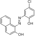 1-[(5-氯-2-羟基苯基)偶氮]-2-萘酚;1-[(5-氯-2-羟基苯基)偶氮]-2-萘酚;分子式结构图