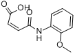 N-(2-甲氧苯基)马来酸分子式结构图