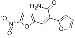 2-(2-呋喃基)-3-(5-硝基-2-呋喃基)丙烯酰胺分子式结构图