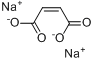 顺丁烯二酸二钠;顺丁烯二酸二钠;丁烯二酸二钠盐;马来酸钠一水合物分子式结构图