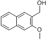 3-甲氧基-2-萘甲醇分子式结构图