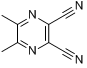 5,6-二甲基-2,3-吡嗪二甲腈分子式结构图