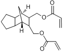 三环[5.2.1.02,6]癸烷二甲醇丙烯酸;(八氢-4,7-亚甲基-1H-茚-1,5-亚基)双(亚甲基)二丙烯酸酯分子式结构图