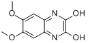 6,7-二甲氧基-1,4-二氢-2,3-喹喔啉二酮一水合物分子式结构图