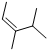 顺式-3,4-二甲基-2-戊烯分子式结构图