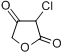 3-氯-2,4(3H,5H)-呋喃二酮分子式结构图