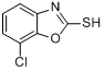 7-氯-2-巯基苯并噁唑分子式结构图