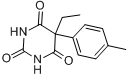 5-乙基-5-(对甲苯基)巴比妥酸;5-乙基-5-(对甲苯基)巴比妥酸;5-乙基-5-(对甲苯基)丙二酰脲分子式结构图