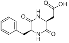 5-苄基-3,6-二氧-2-哌嗪乙酸;5-苄基-3，6-二氧-2-哌嗪乙酸;分子式结构图