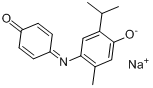 麝香草酚靛酚钠盐;百里香靛酚;百里靛酚；麝香草靛酚；麝香草酚吲哚酚；百里香酚蓝靛酚分子式结构图