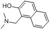 1-(二甲基胺甲基)-2-萘酚;1-(二甲基胺甲基)萘酚;分子式结构图