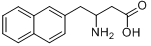 3-氨基-4-(2-萘基)丁酸分子式结构图